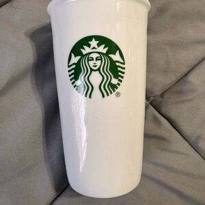 Starbucks White Ceramic Mug Base